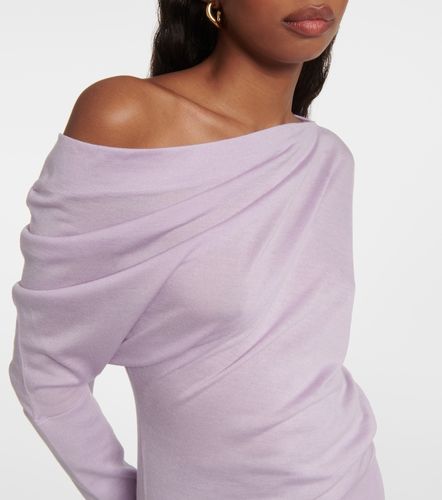 Pull à épaules dénudées en cachemire et soie - Tom Ford - Modalova