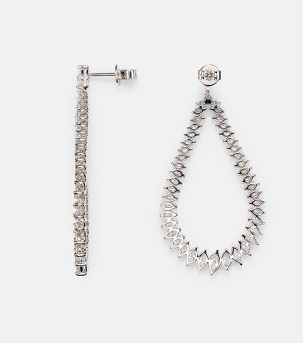 Boucles d'oreilles Swing en or blanc 18 ct et diamants - Anita Ko - Modalova