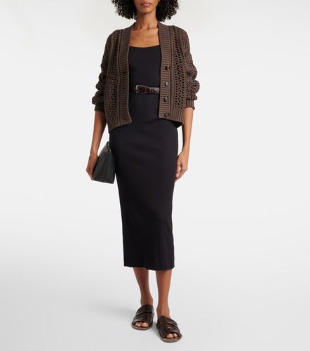 Robe midi Monili en coton mélangé - Brunello Cucinelli - Modalova