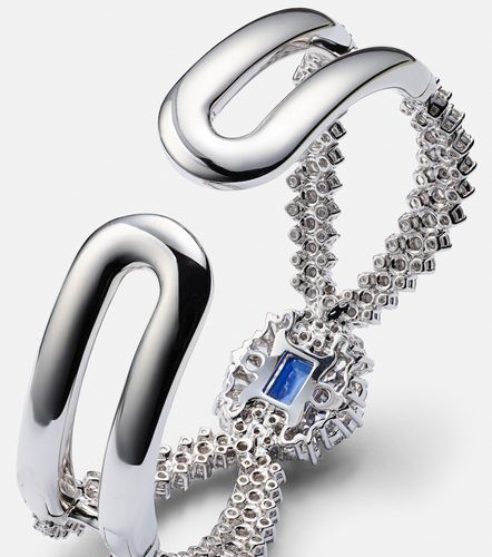 Bracelet Reign Supreme en or blanc 18 ct, diamants et saphir - Yeprem - Modalova