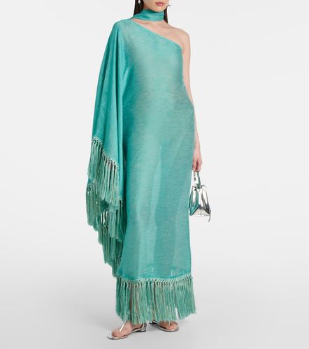 Robe longue Arno en lin mélangé à franges - Taller Marmo - Modalova