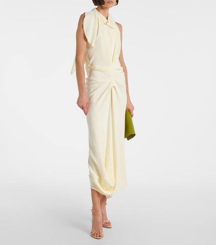 Robe midi en crêpe de satin - Victoria Beckham - Modalova