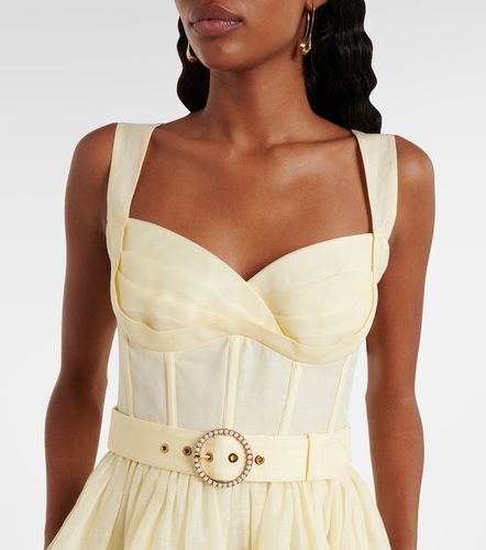 Robe Dawning en lin et soie - Zimmermann - Modalova