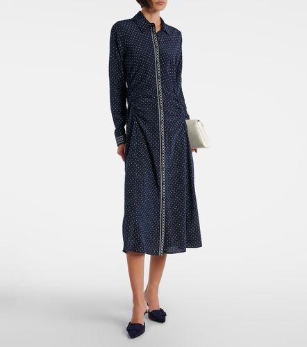 Robe chemise Lex en soie mélangée à pois - Veronica Beard - Modalova