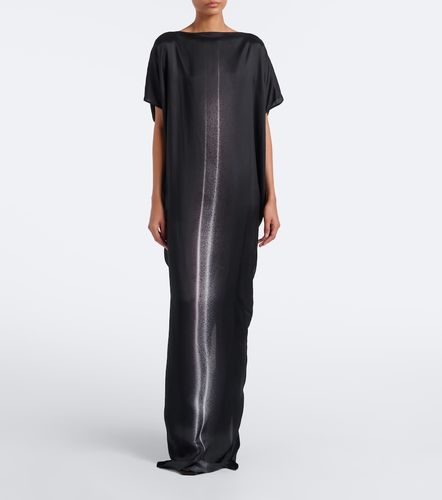 Robe longue Dagger en satin à imprimé - Rick Owens - Modalova