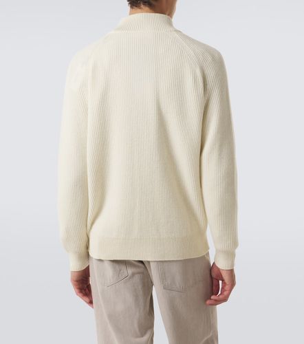 Cardigan côtelée en laine et cachemire - Lardini - Modalova