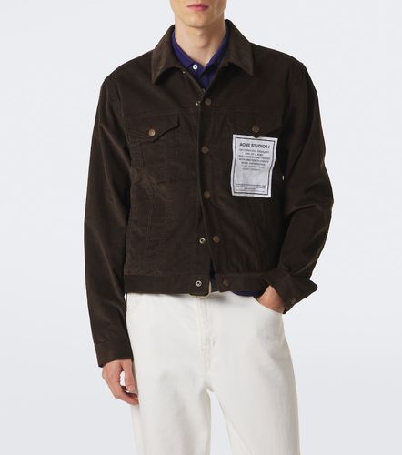 Veste en velours de coton à appliqués - Acne Studios - Modalova
