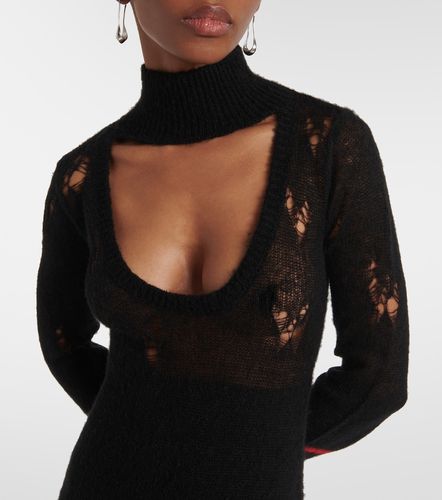 Robe longue en maille à col roulé - Didu - Modalova