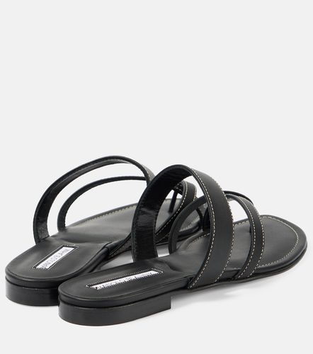 Mules Susacru en cuir - Manolo Blahnik - Modalova
