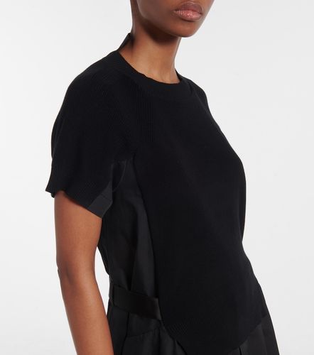 Sacai Robe chemise rayée en coton - Sacai - Modalova