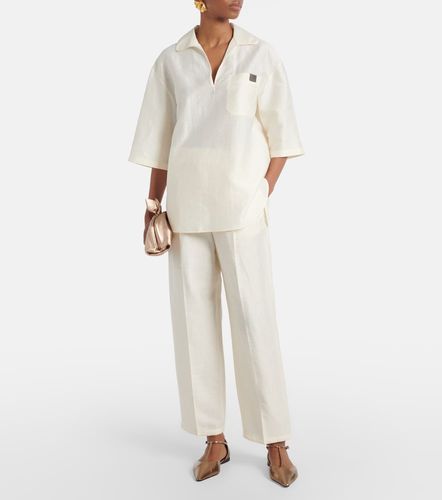 Pantalon droit Efedra à taille haute - Max Mara - Modalova