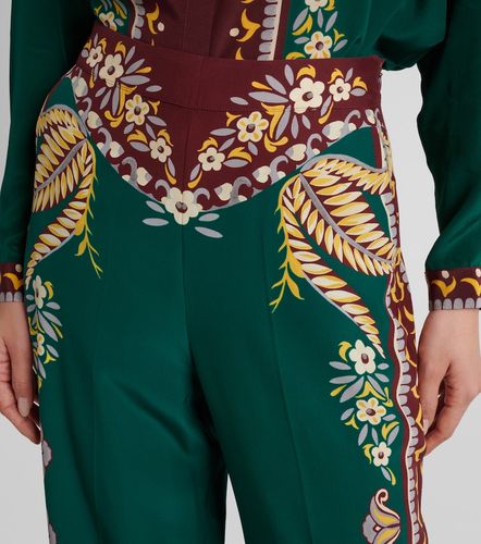 Pantalon ample imprimé en soie - Etro - Modalova