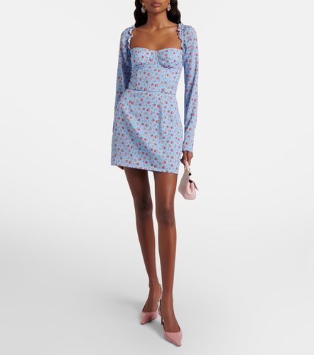 Robe en soie mélangée à fleurs - Dolce&Gabbana - Modalova