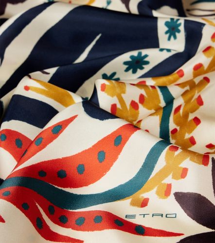 Etro Foulard en soie à imprimé - Etro - Modalova