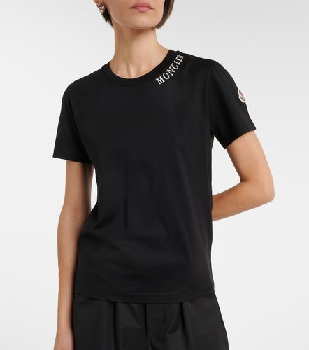 Moncler T-shirt en coton à logo - Moncler - Modalova