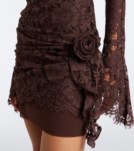 Robe Bodita en coton mélangé et dentelle - De La Vali - Modalova