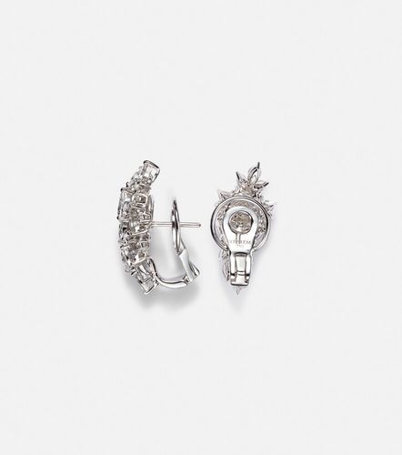 Boucles d'oreilles en or blanc 18 ct et diamants - Yeprem - Modalova