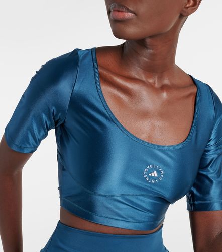 Crop top technique à logo - Adidas by Stella McCartney - Modalova