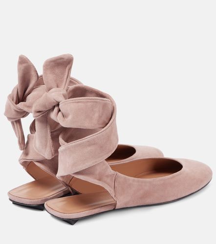 The Attico Ballerines Cloe en daim - The Attico - Modalova