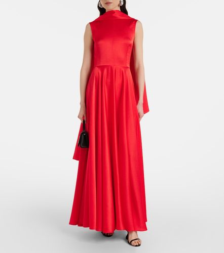 Robe longue Emelia en satin - Solace London - Modalova