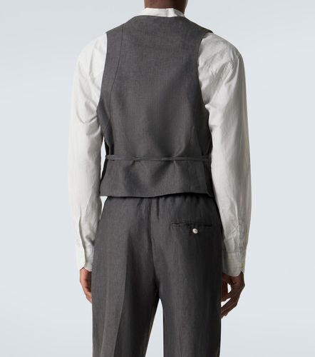 Jacquemus Gilet Paysan rayé en lin - Jacquemus - Modalova
