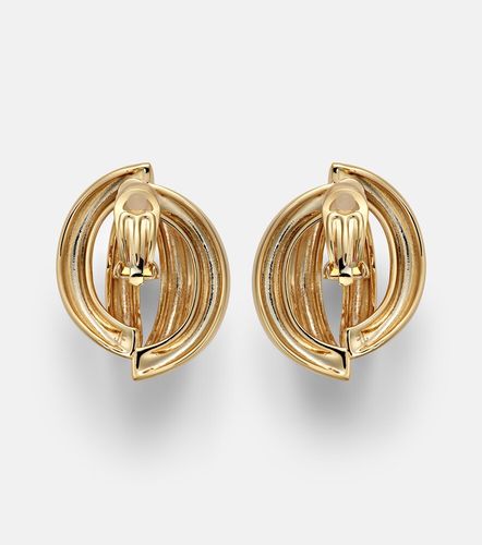 Boucles d’oreilles Abstract Line clip-on en plaqué or 10 ct - Jennifer Fisher - Modalova