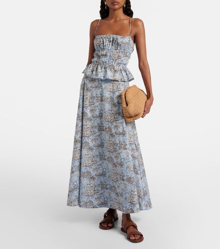 Staud Top en coton à fleurs - Staud - Modalova