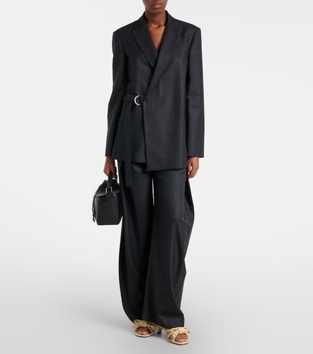 Loewe Blazer en laine à carreaux - Loewe - Modalova