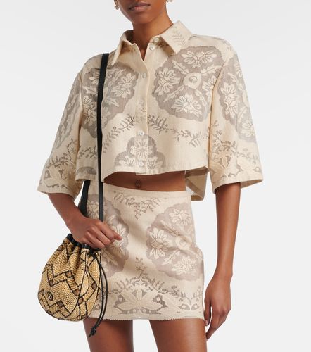 Chemise courte en coton mélangé - Valentino - Modalova