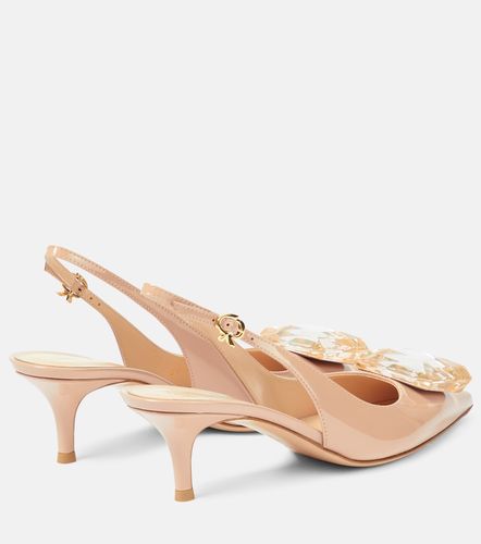 Escarpins slingback Jaipur 55 en cuir verni - Gianvito Rossi - Modalova