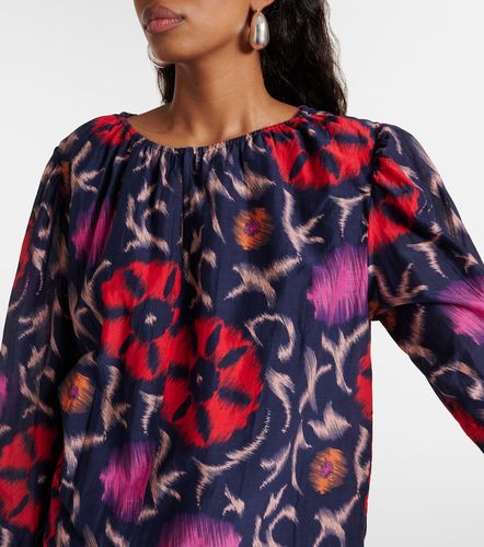 Blouse Fraser en coton et soie à imprimé - Velvet - Modalova