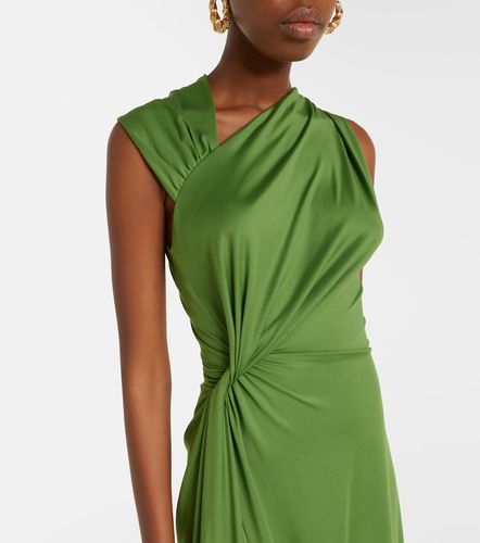 Robe midi asymétrique en jersey - Victoria Beckham - Modalova