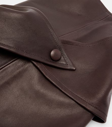Nour Hammour Capuche en cuir - Nour Hammour - Modalova