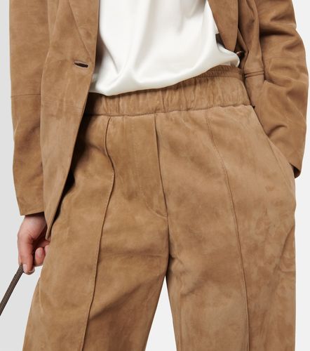 Pantalon ample en daim - Brunello Cucinelli - Modalova