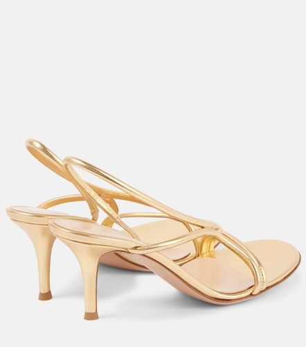 Sandales en cuir métallisé - Gianvito Rossi - Modalova