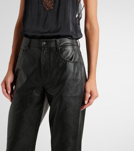 Pantalon droit Tess en cuir synthétique - 7 For All Mankind - Modalova