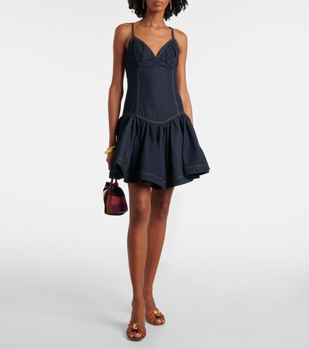 Zimmermann Robe Crush en denim - Zimmermann - Modalova