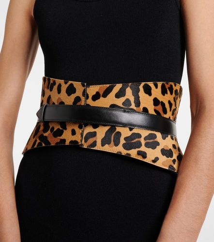 Alaïa Ceinture Neo Bustier en cuir façon poulain - Alaia - Modalova