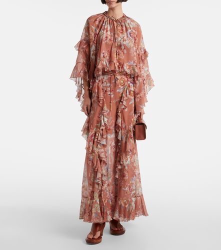 Blouse Awaken en coton et soie à fleurs - Zimmermann - Modalova