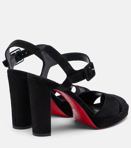 Sandales Cora 100 en daim - Christian Louboutin - Modalova
