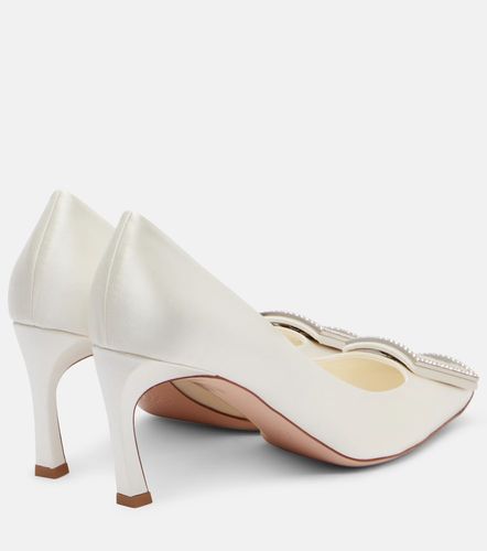Escarpins Trompette 70 en satin à ornements - Roger Vivier - Modalova