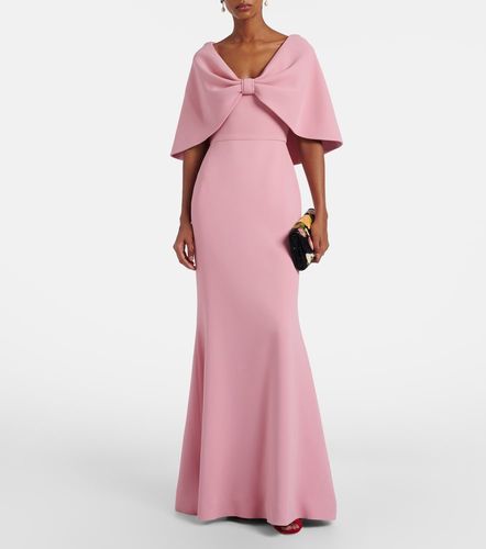 Elie Saab Robe en cady à cape - Elie Saab - Modalova