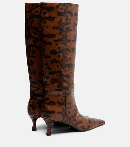 Bottes en cuir façon serpent - Proenza Schouler - Modalova