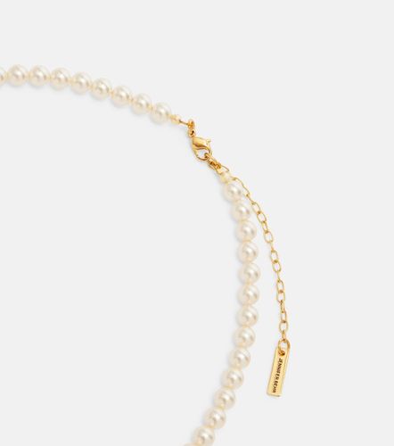 Collier Siren en plaqué or à perles fantaisie - Jennifer Behr - Modalova