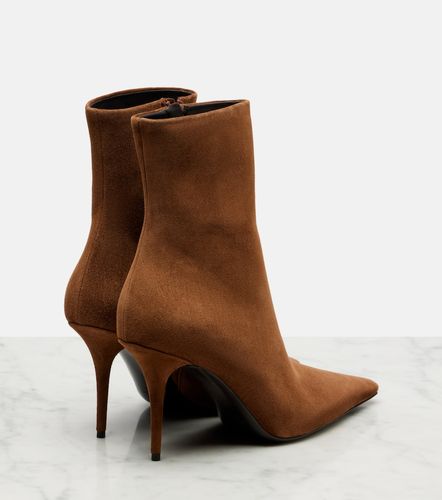 Bottines Ashley 90 en daim - Saint Laurent - Modalova