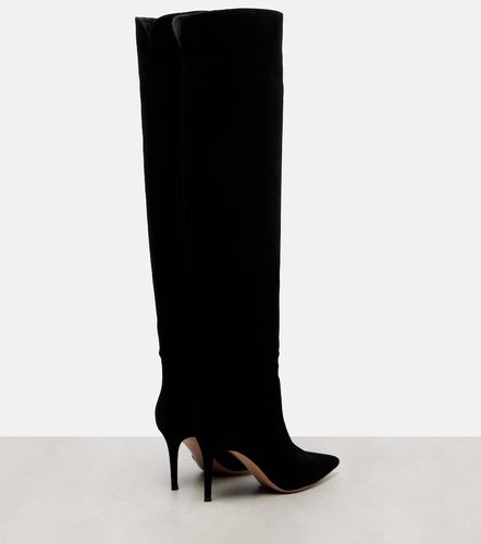 Bottes Hansen 85 en daim - Gianvito Rossi - Modalova