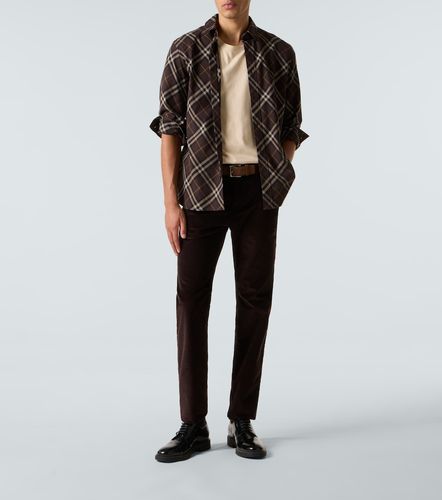 Pantalon slim en velours côtelé - Burberry - Modalova