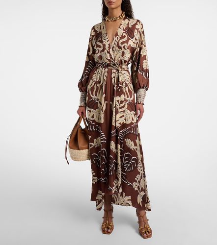 Robe longue Kristen imprimée - Poupette St Barth - Modalova