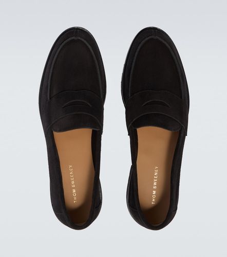 Mocassins penny en daim - Thom Sweeney - Modalova