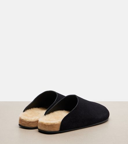 The Row Mules Hudson Two en daim - The Row - Modalova
